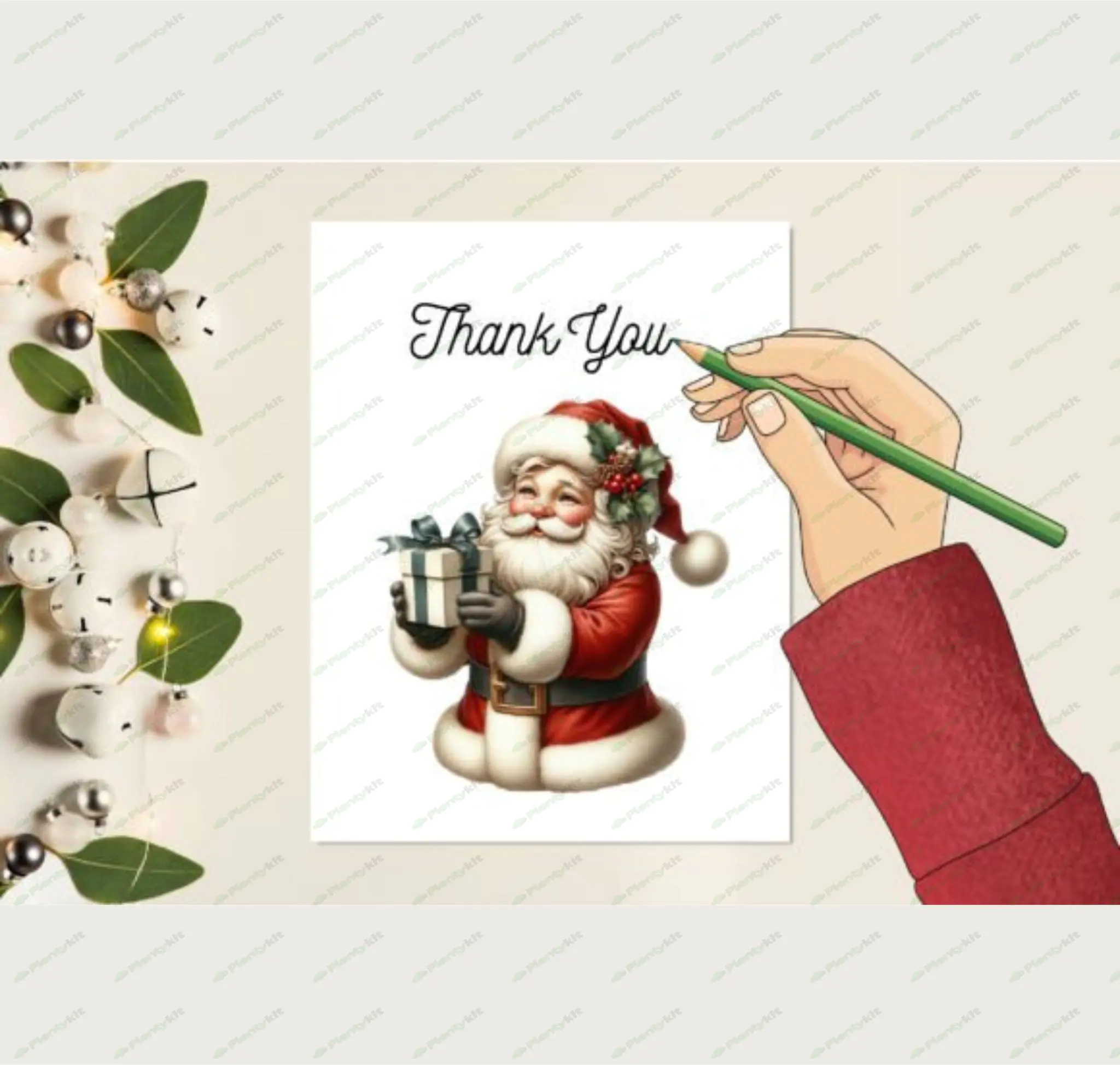 Christmas Vintage Santa Clipart | Timeless Holiday Illustrations for Festive Designs