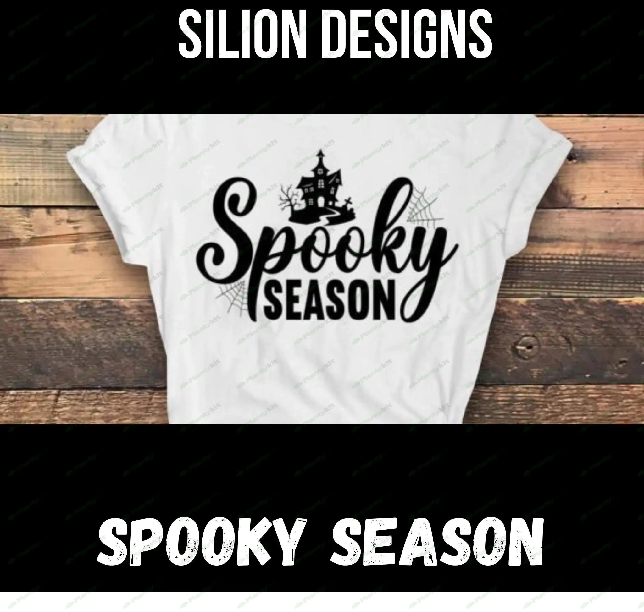 Spooky Season Svg,Spooky Season Png White Writing,Halloween Digital Download Png,Halloween T-shirt D