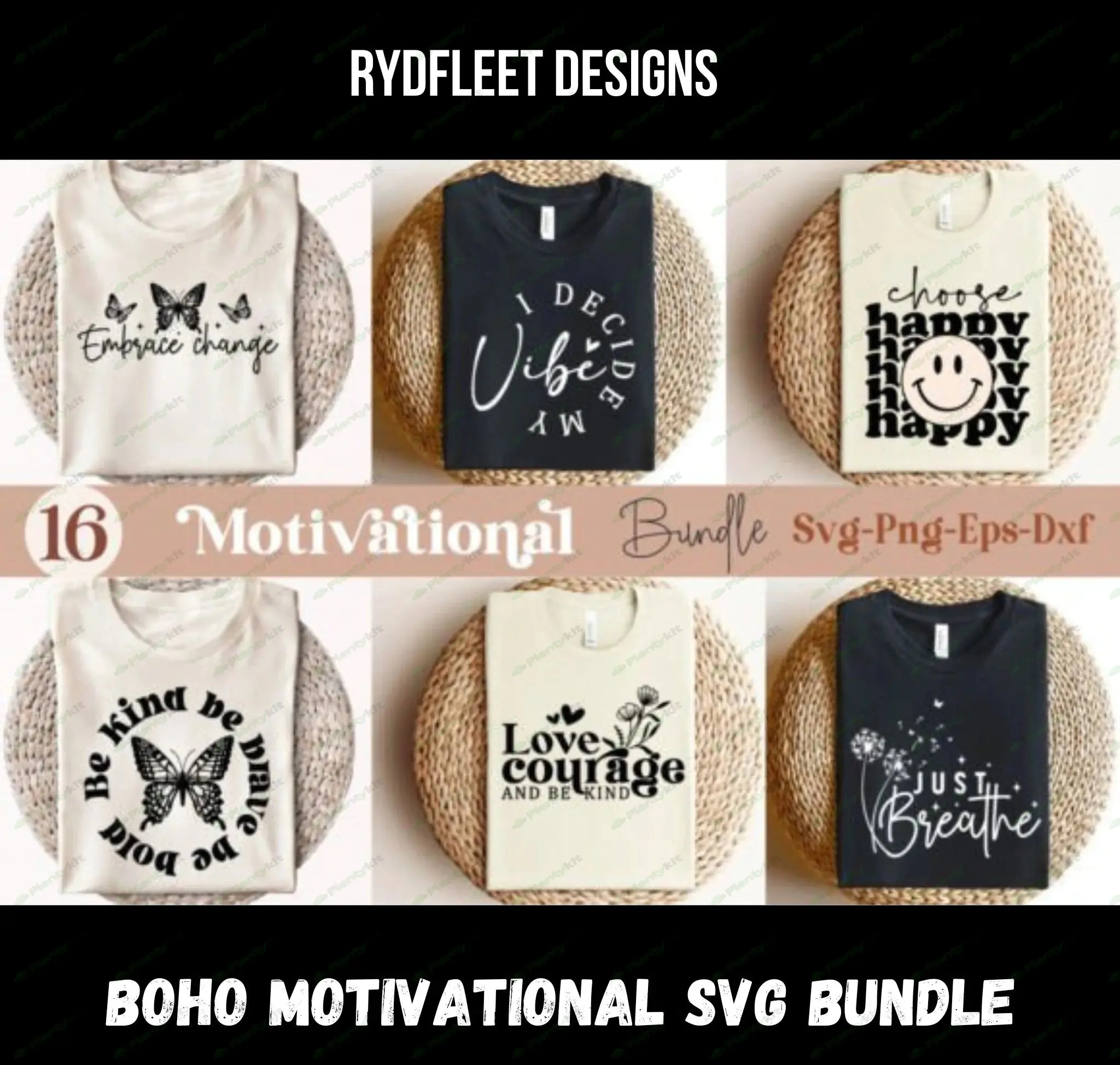 Boho Inspirational Svg Png Bundle, Positive Affirmations Svg, Kindness Svg, Always you Worthy Matter