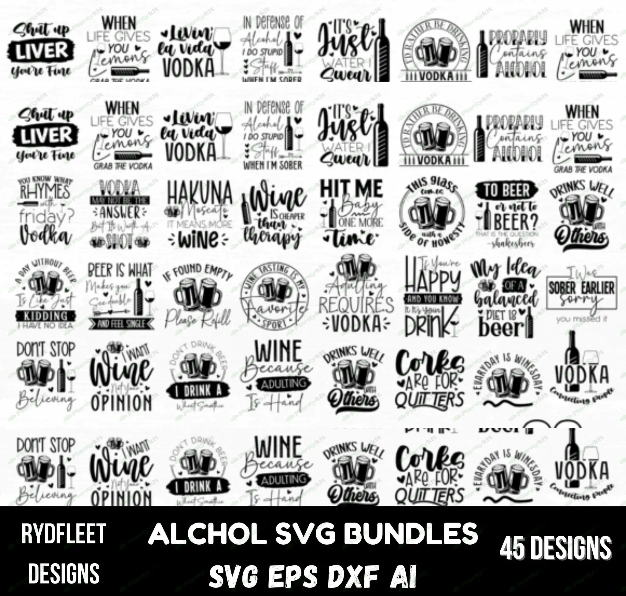 Alcohol Svg Bundle, Coaster Svg, Alcohol Quotes Svg Bundle, Wine Svg, Beer Svg, Funny Alcohol Svg,