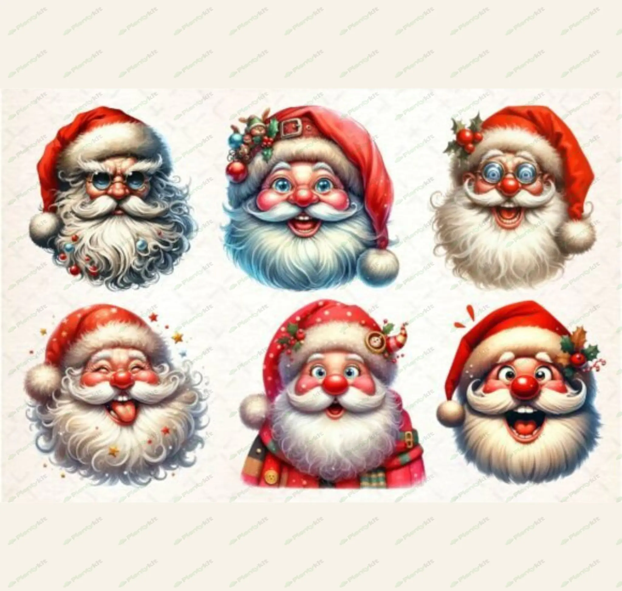 Christmas Santa Claus Vintage | Nostalgic Holiday Decor and Graphics