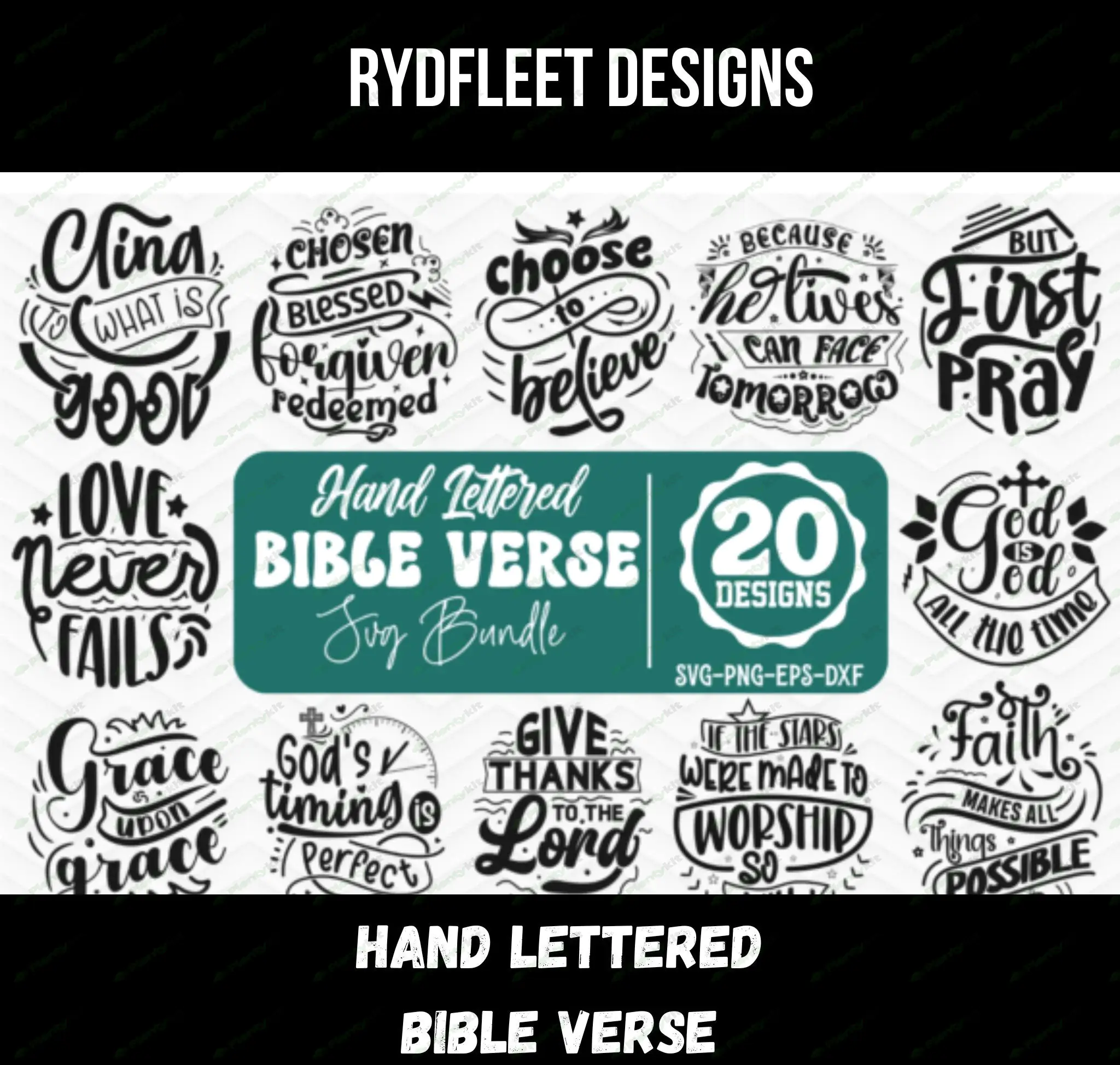 Faith SVG Bundle / Cut Files / Commercial use / Cricut / Clip art / Bible Verse SVG / Religious SVG