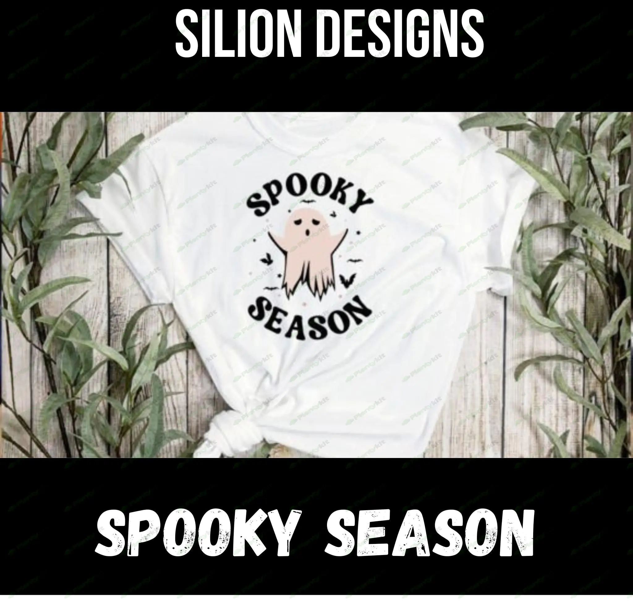 Spooky Season Svg, Spooky Season Png White Writing, Halloween Digital Download Png,Halloween T-shirt