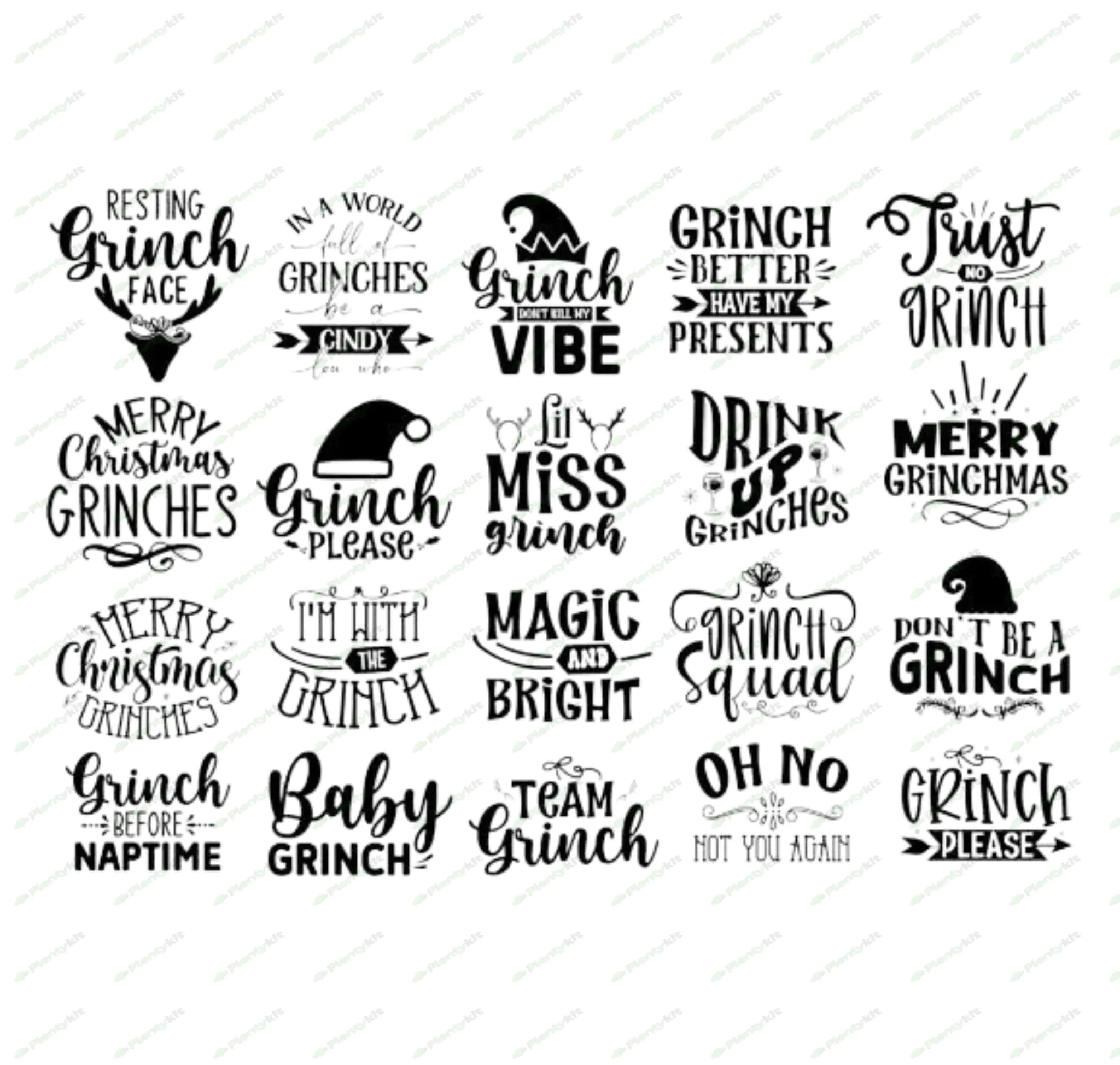 Grinch SVG Bundle | Fun Christmas Designs for Cricut & Crafts