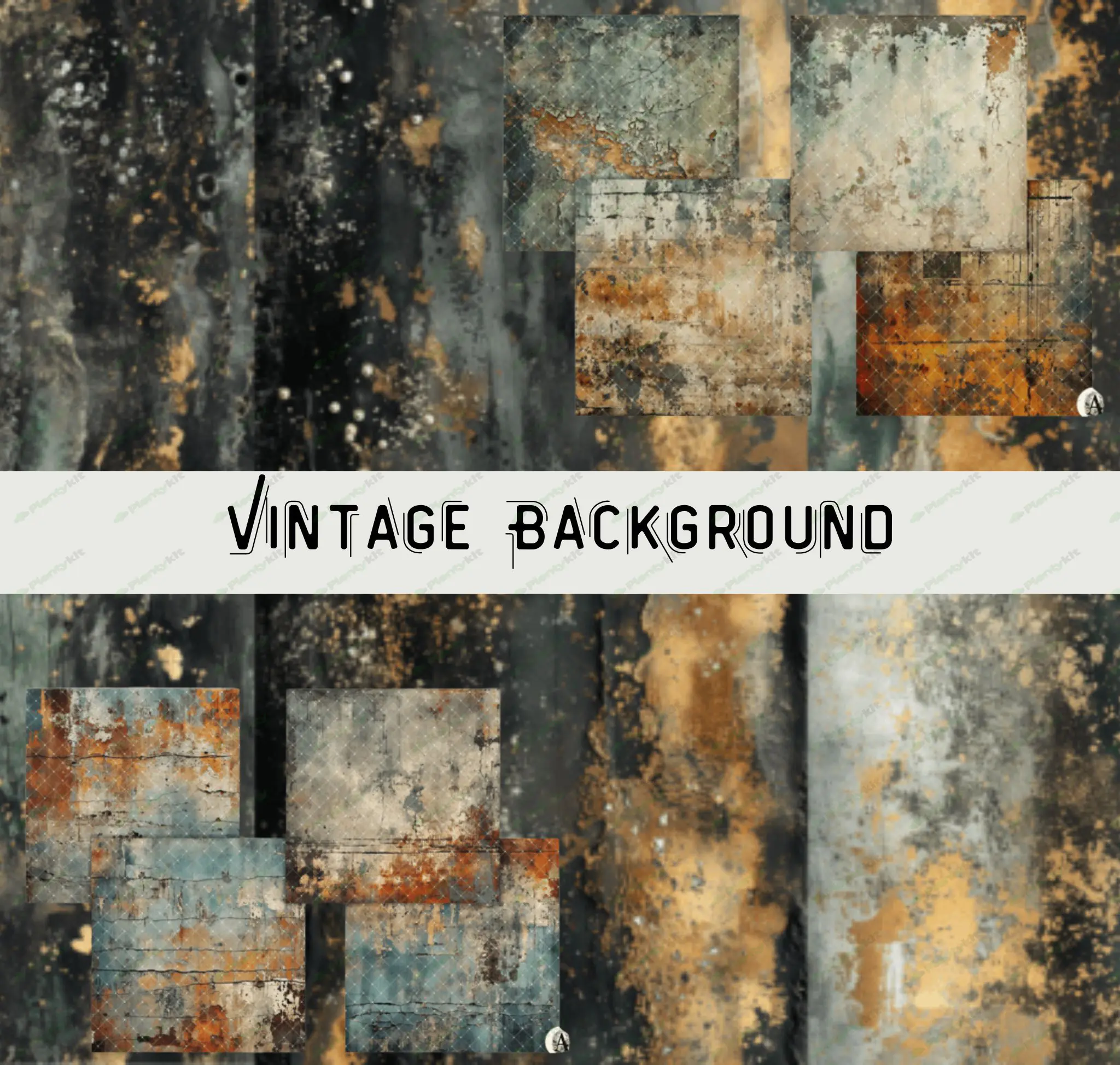 Vintage Background | Retro Digital Paper | Antique Aesthetic Printable | Vintage Scrapbooking.