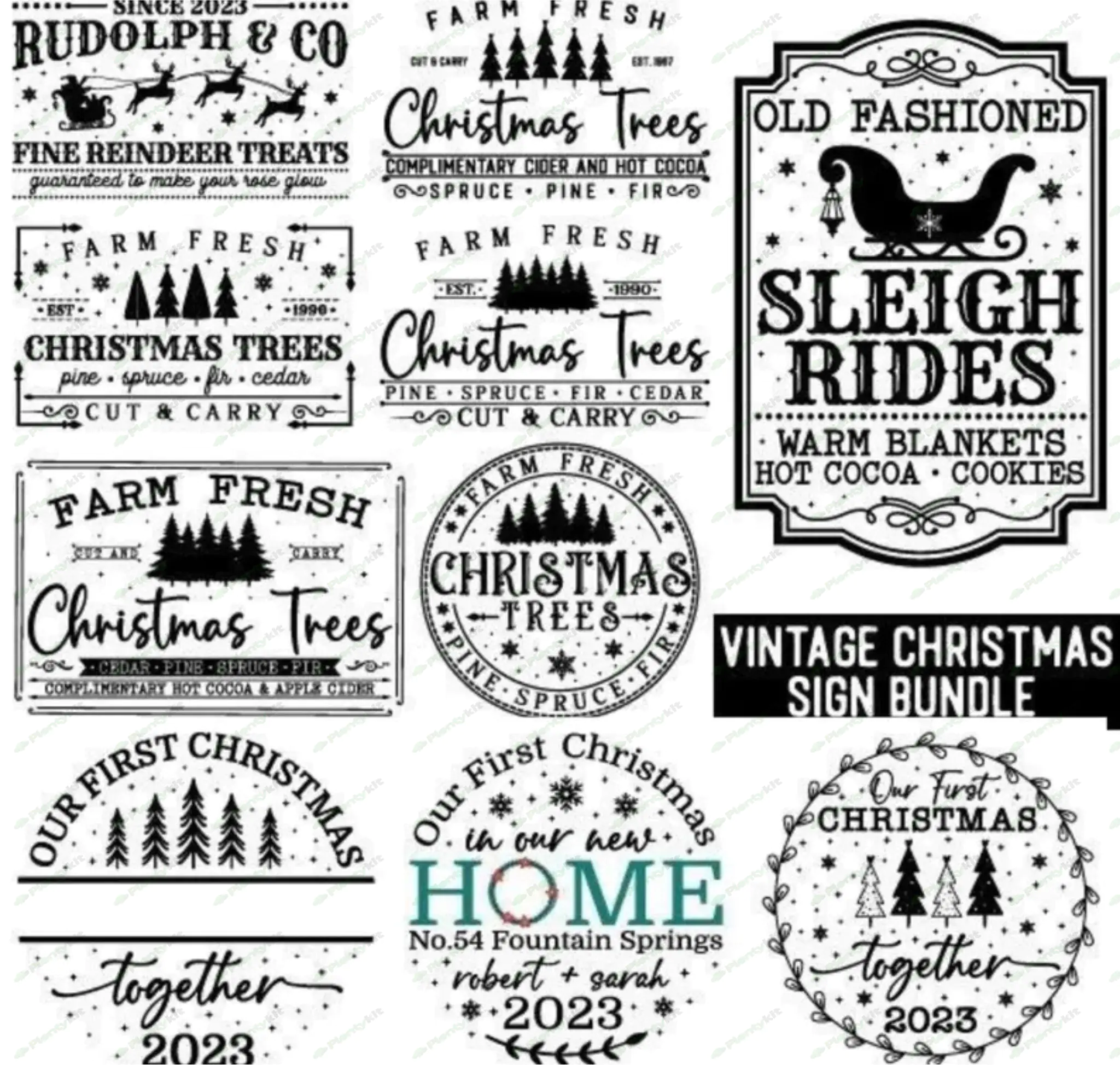 Christmas SVG Bundle / Funny Christmas SVG / Cut File / Cricut / Clip art / Commercial Use / JESUS C