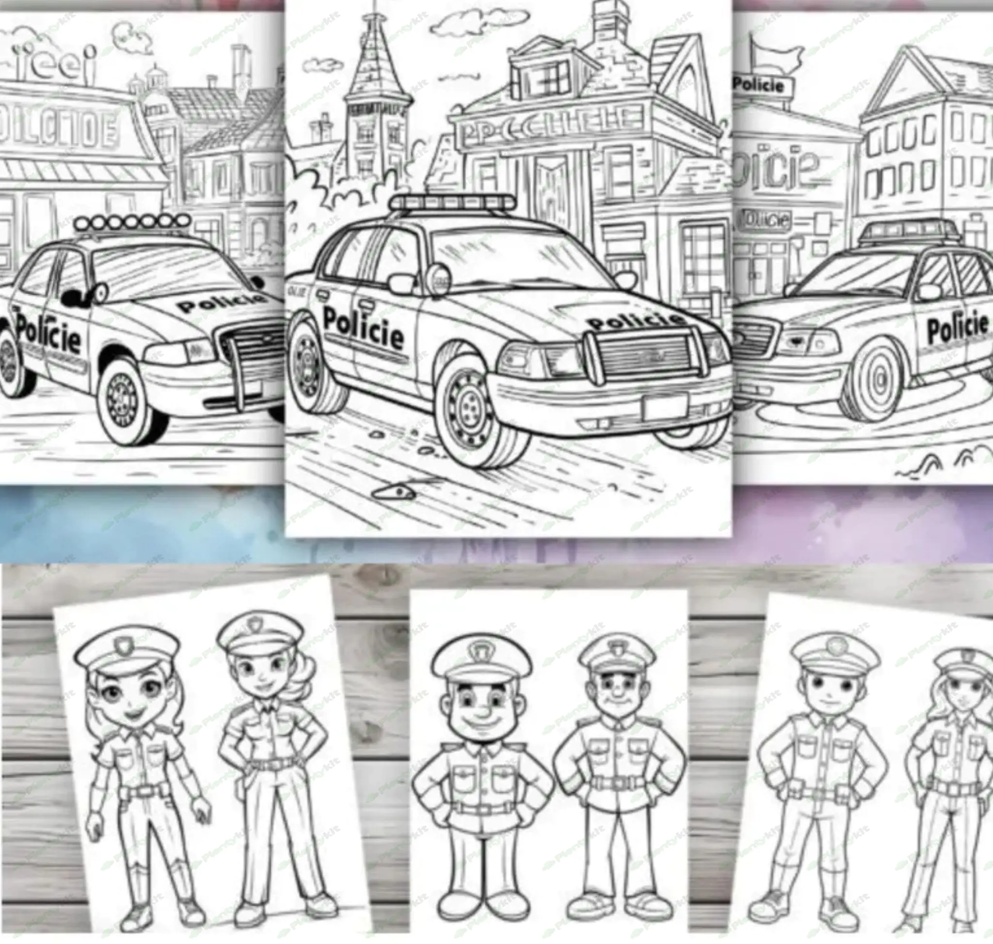 KDP Interior 50 Car Coloring Pages | 8.5" x 11" Printable PDF | Kids, Teens & Adult ColoringBOOKS