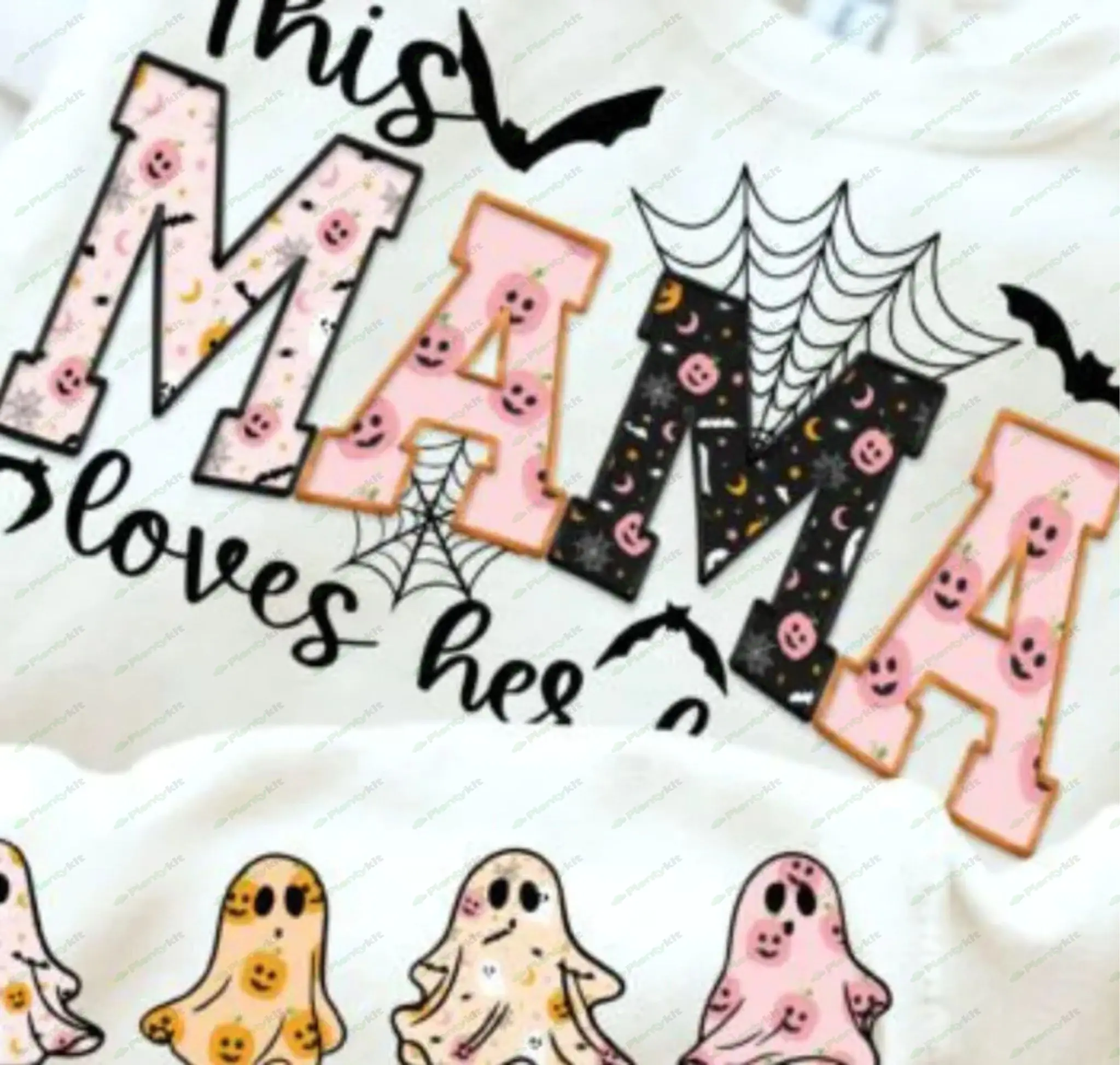 GHThis Mama Loves Her Boos PNG, Halloween PNG, Spooky Mama Png, Mama Sublimation Design, Halloween