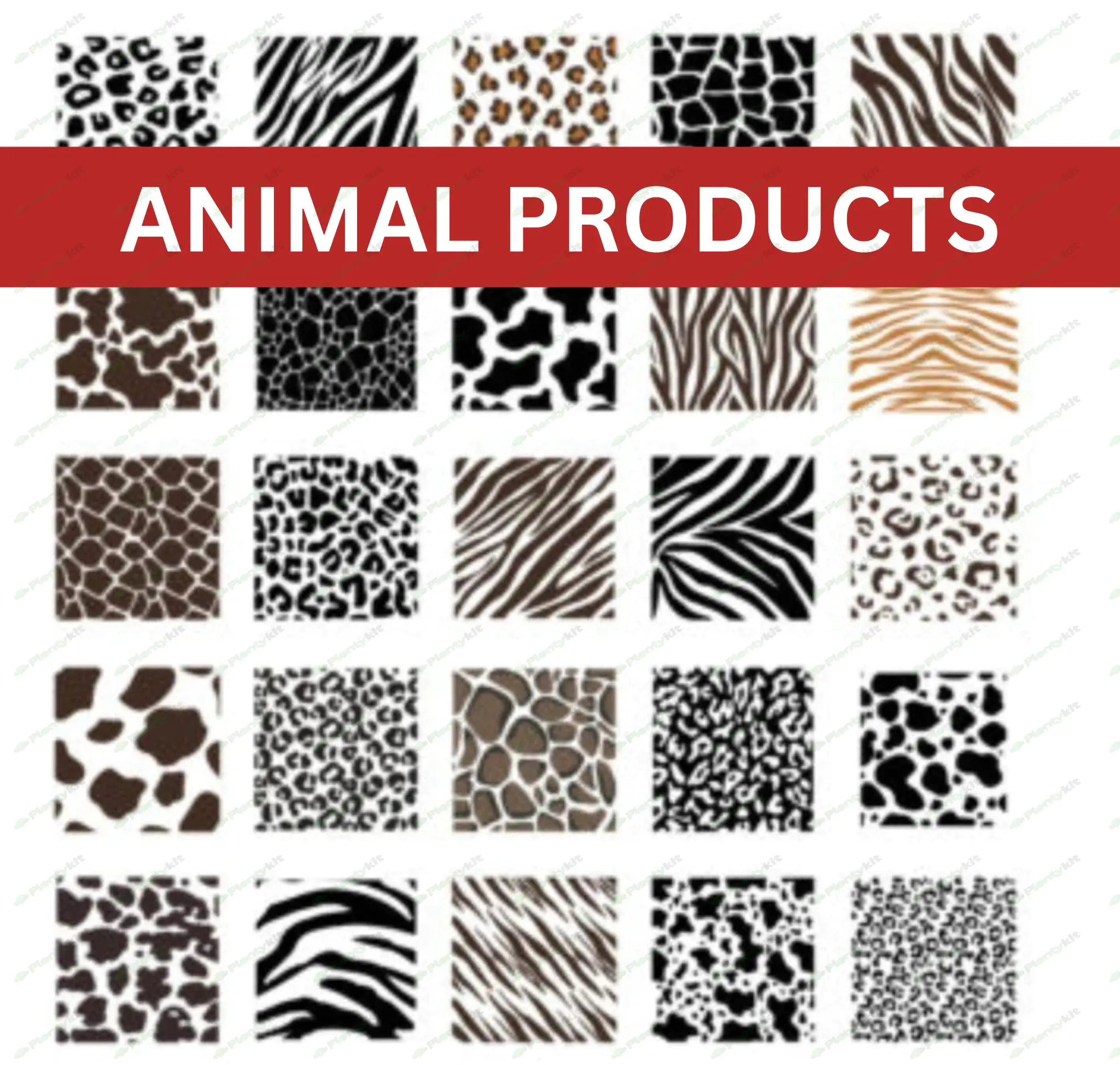 Animal Skin Svg, Animal Pattern Svg, Leopard, Cow, Tiger, Zebra Pattern Cut Files for Cricut and Si