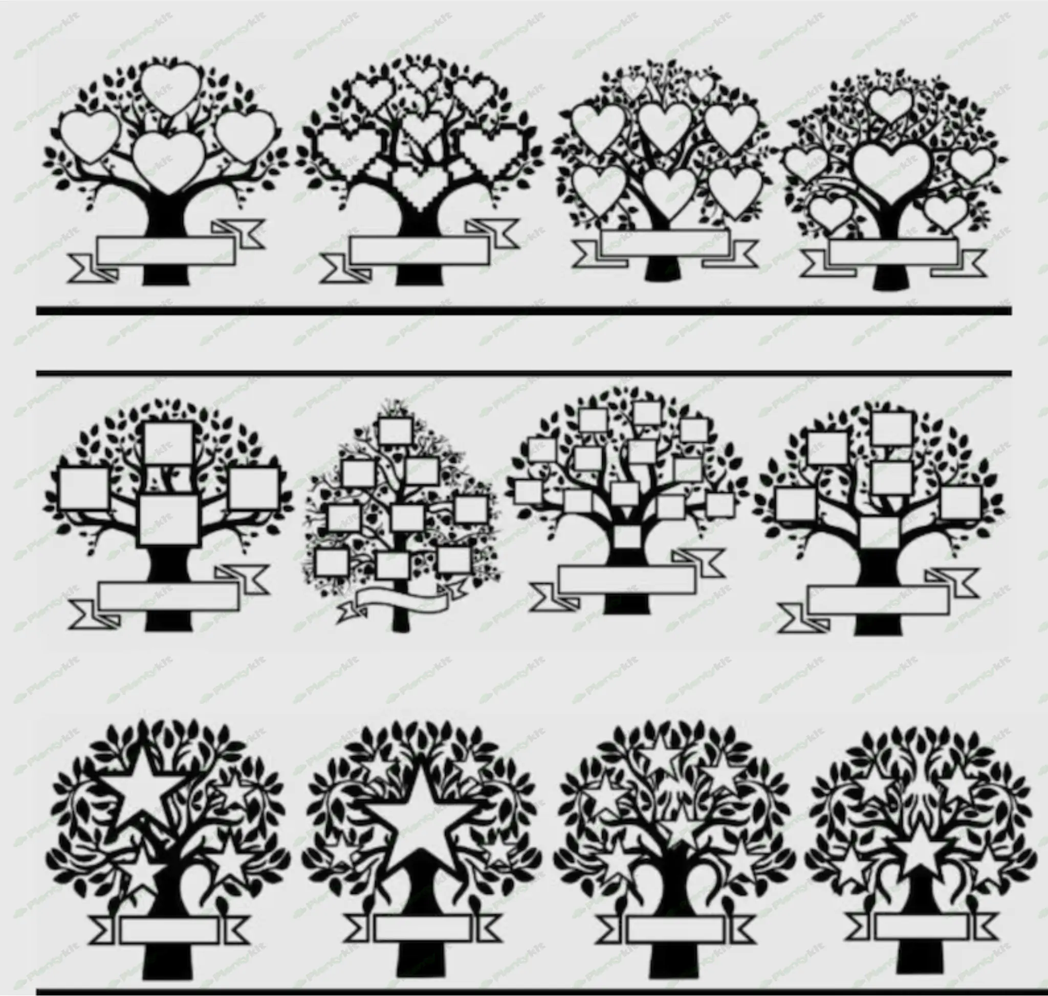 Tree Of Life Svg, Family Tree Branch, Cut Files For Cricut, Family Tree Clip