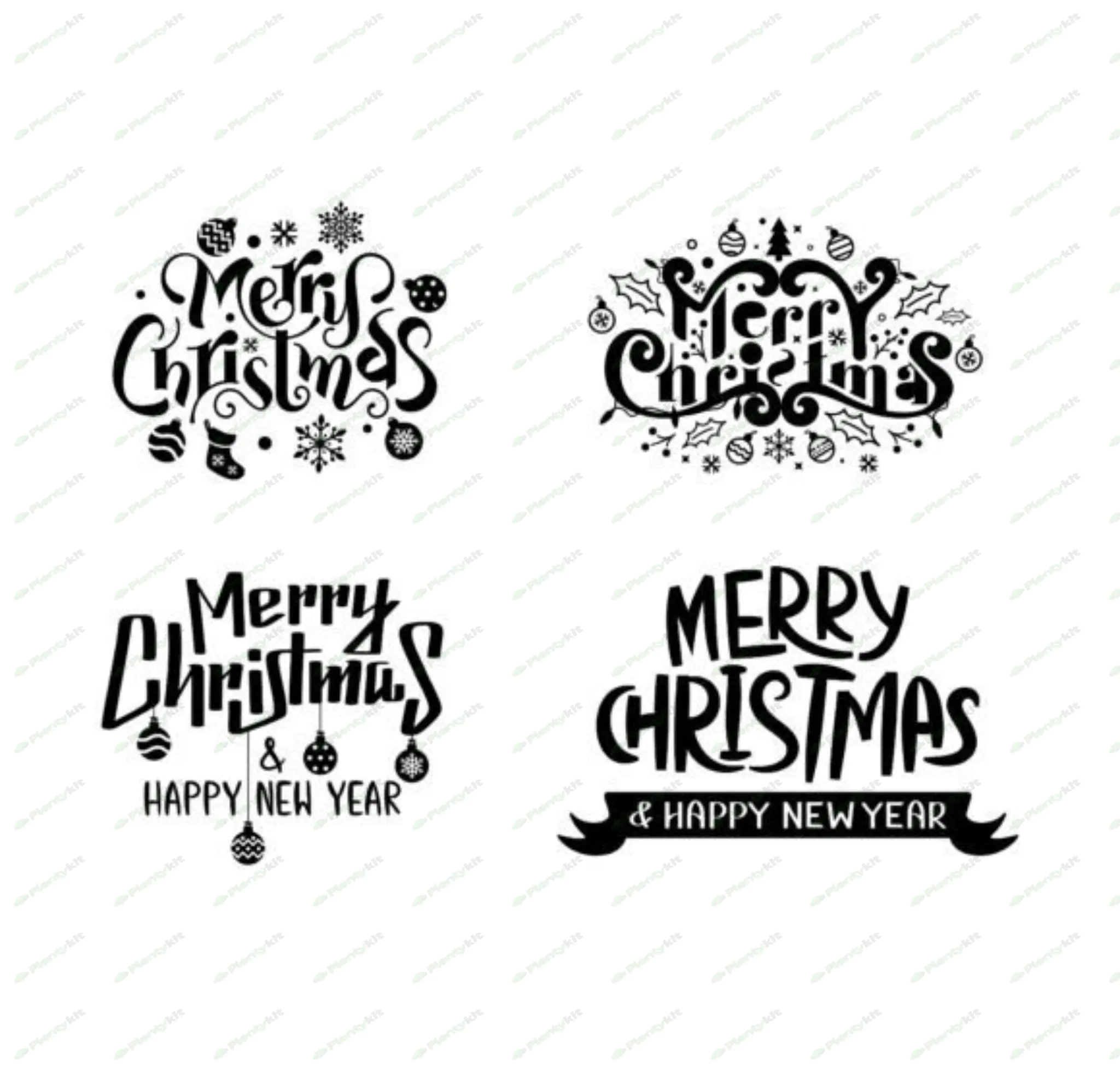 Christmas SVG Bundle | Festive Ornament Designs for Cricut & Crafts