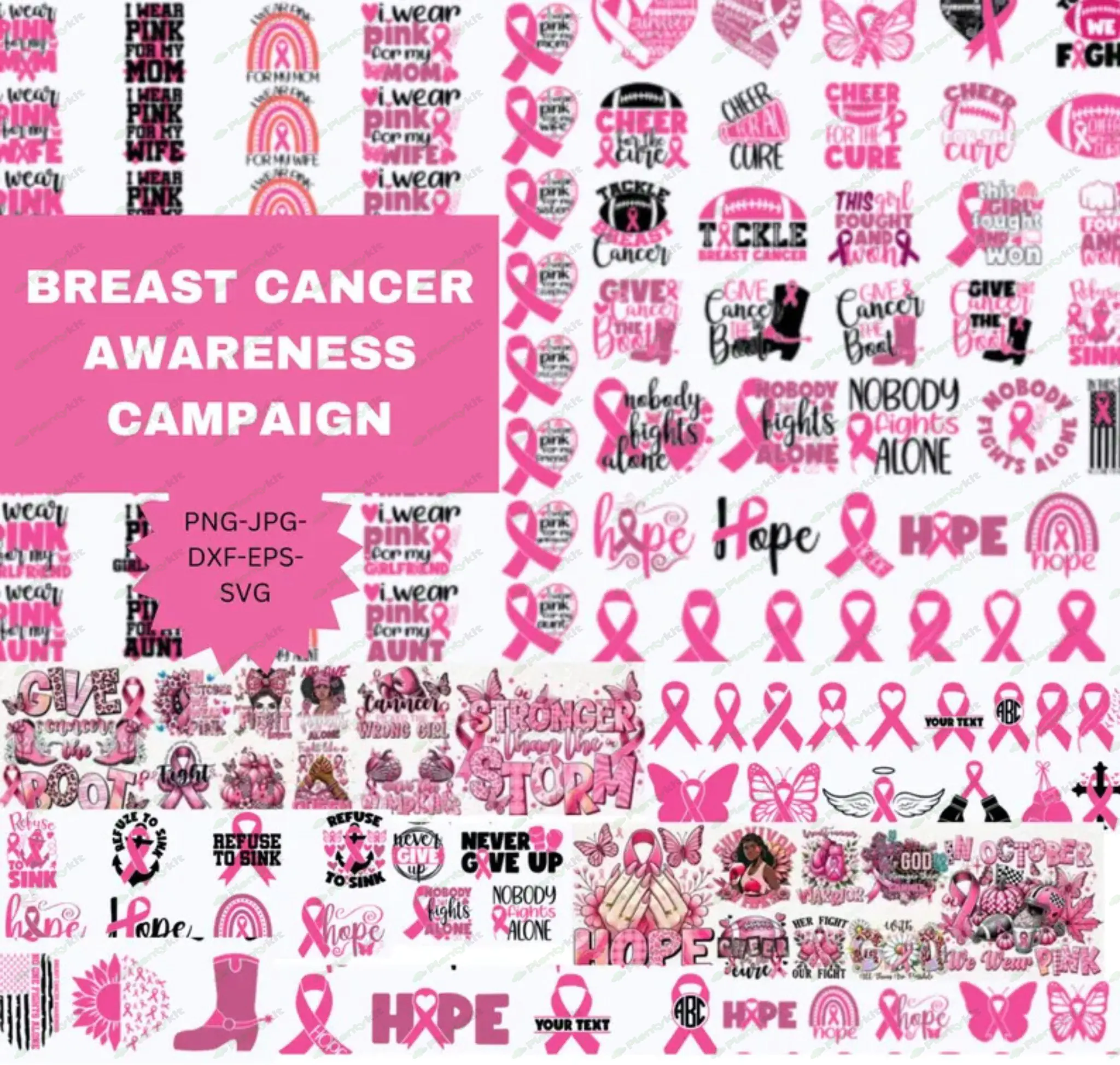 270 Breast Cancer SVG | Cancer Awareness SVG | Cancer SVG | Cancer Survivor Svg | Fight Cancer