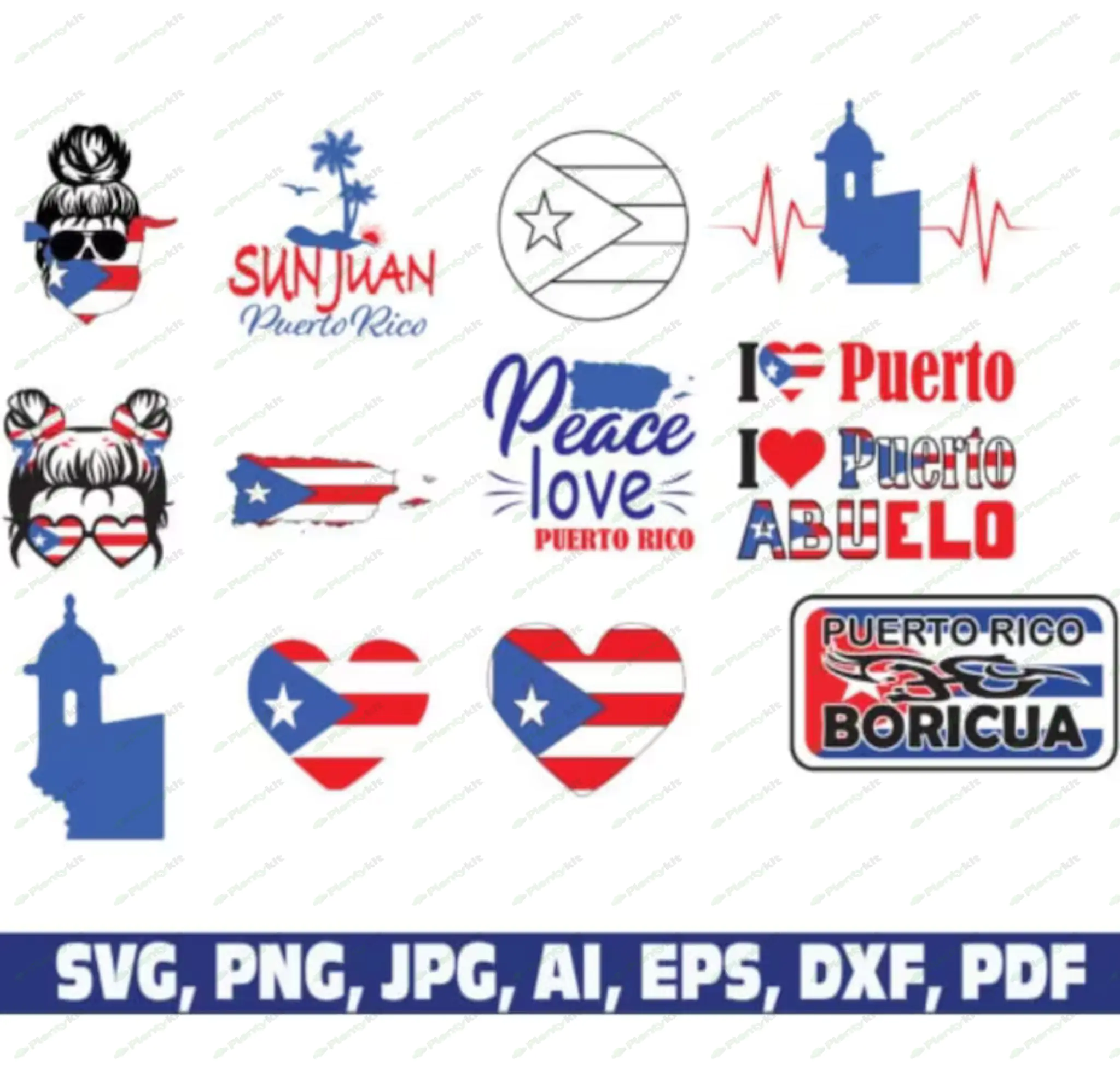 Puerto Rico Svg, Puerto Rico Flag Svg, Puerto Rico Flag, Puerto Rican Svg, Puerto Rico Png, Puerto