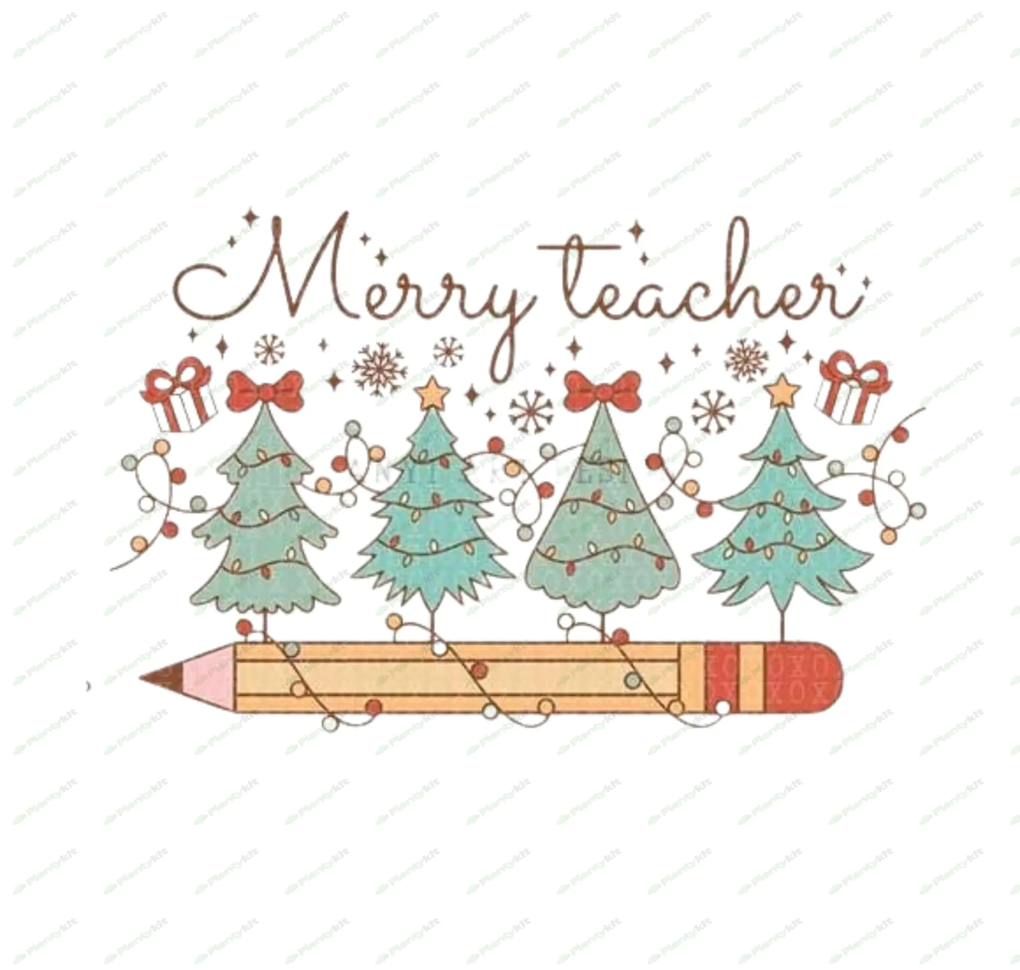 🎄 Retro Christmas Teacher Bundle | Fun Holiday SVGs for Teachers & Crafters 🎅