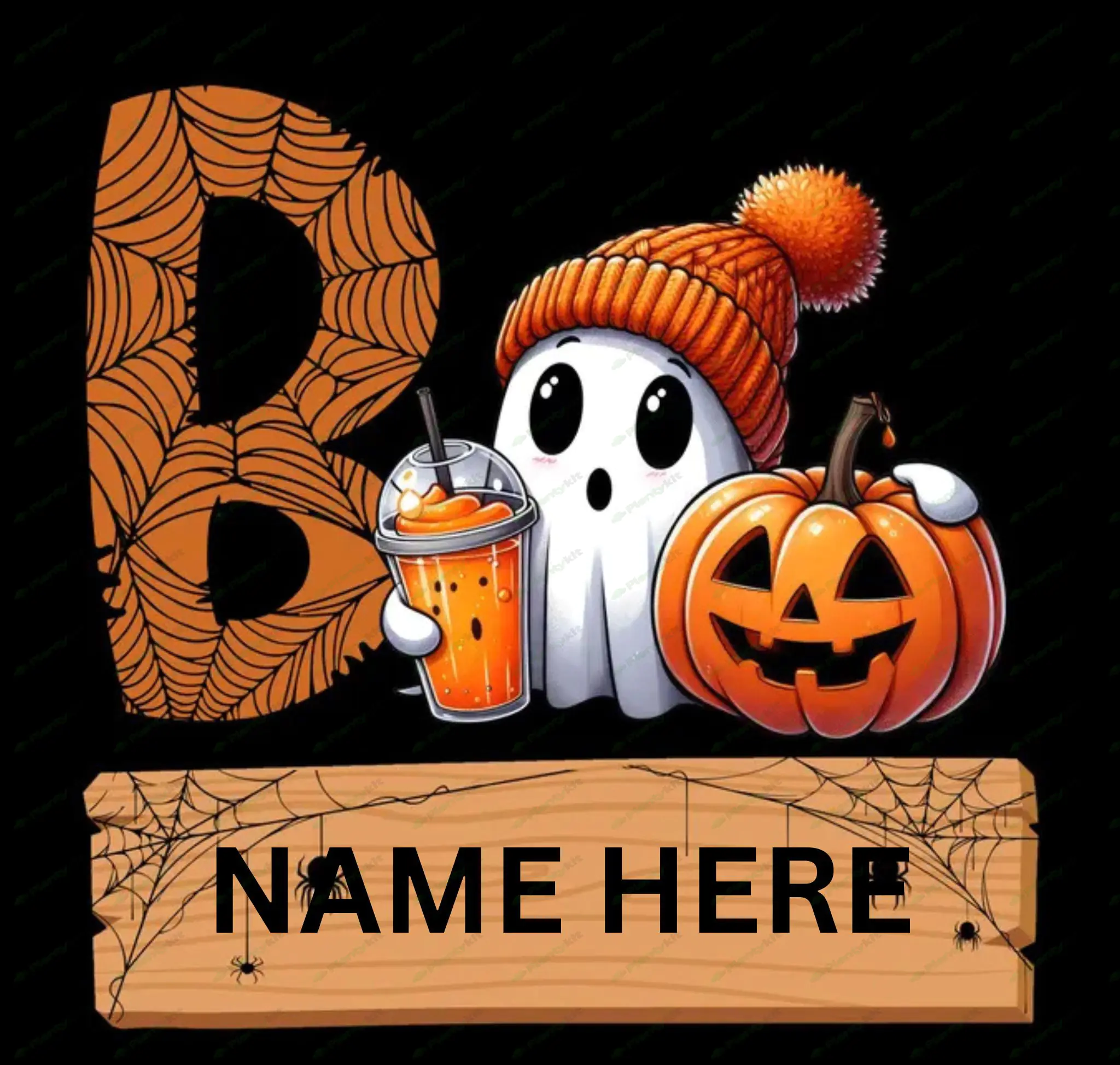 Personalized Boo Halloween Png,Custom halloween png,Halloween png,Custom names kids Png,Boo HALOCrew