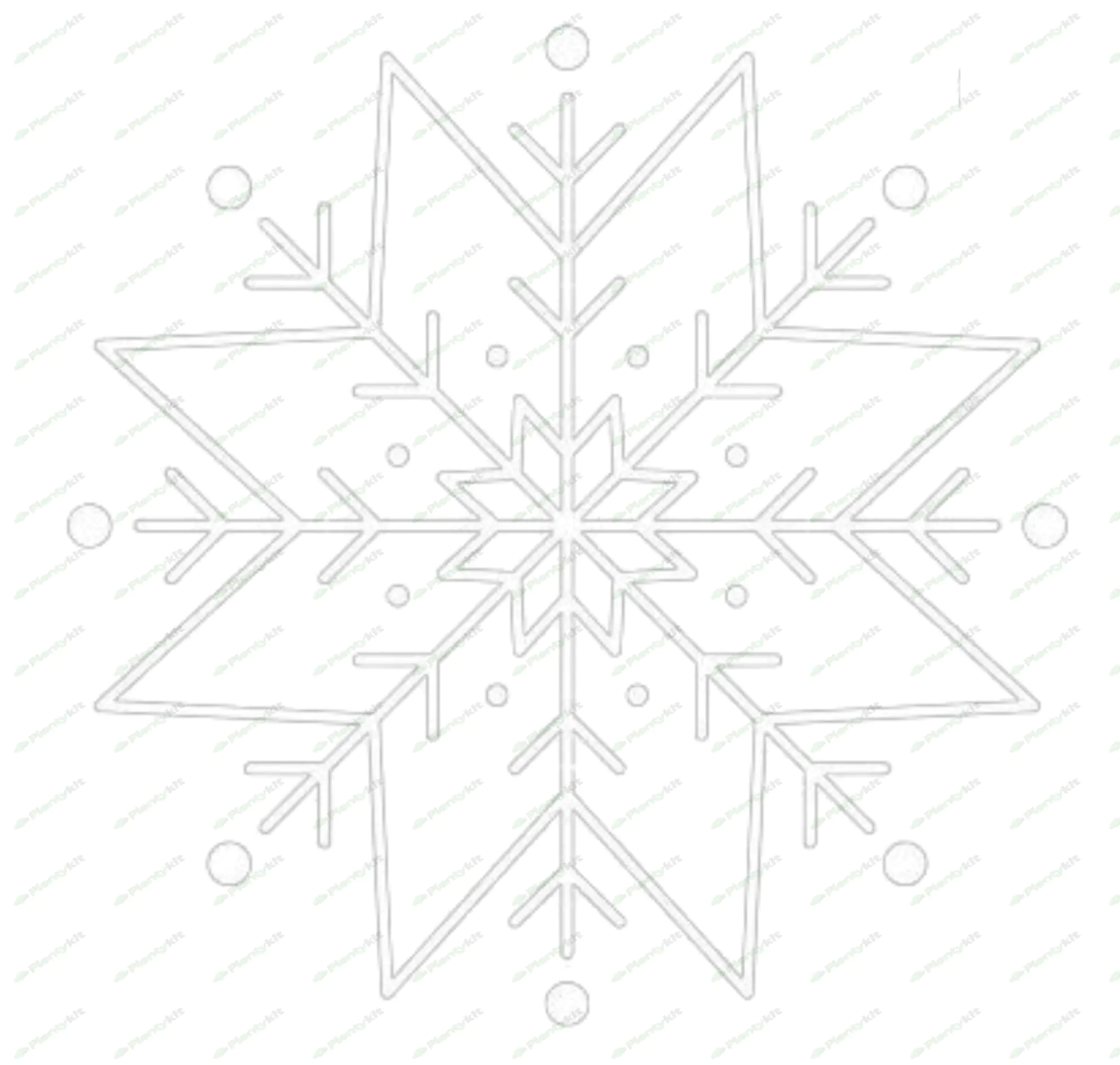 "Elegant Snowflake - Winter Wonderland Décor"