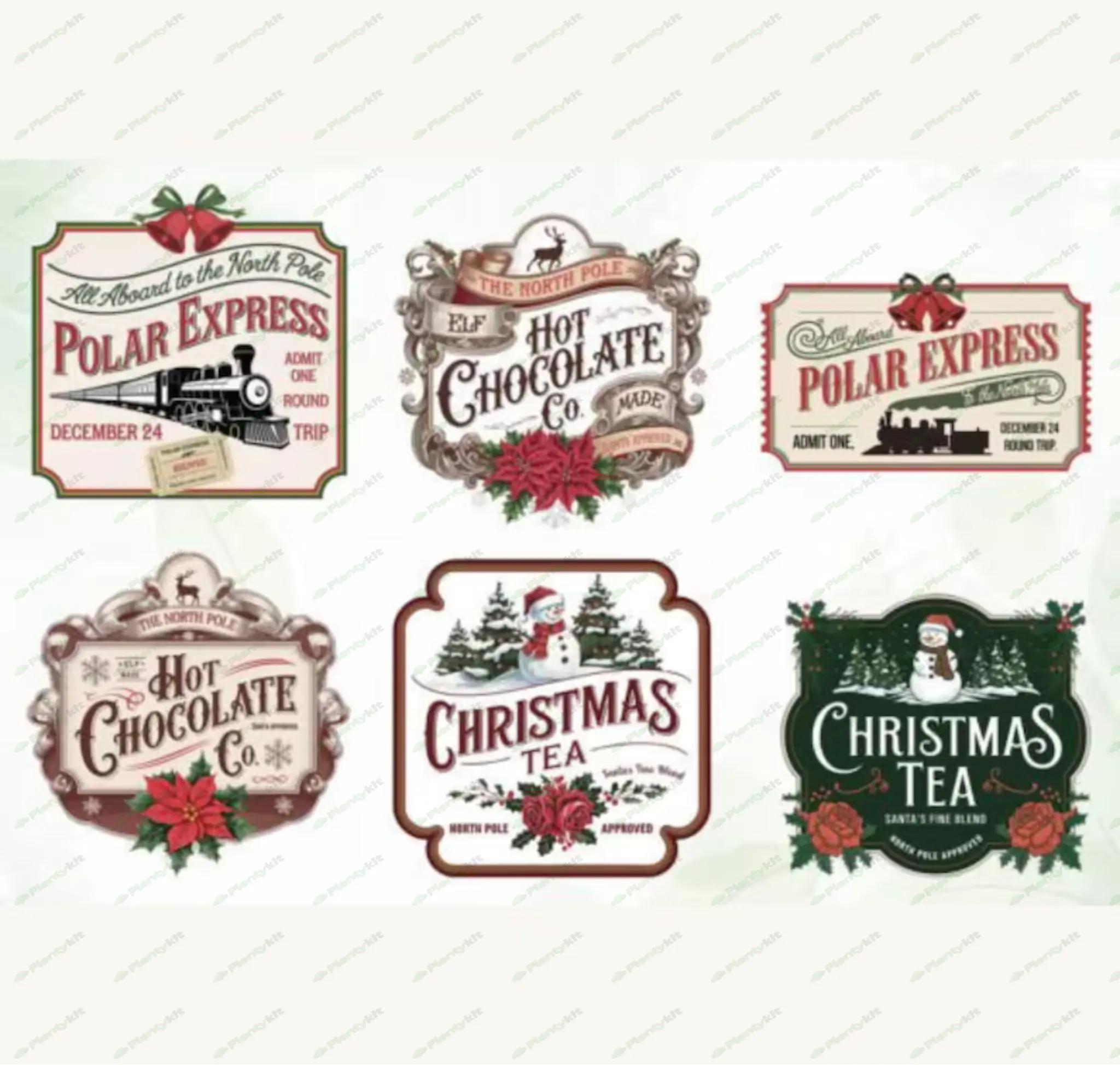 Vintage Christmas Girl & Candle Lantern Digital Image Wall Art/Gift Tags/Cards/Labels,GIFT/Logos/