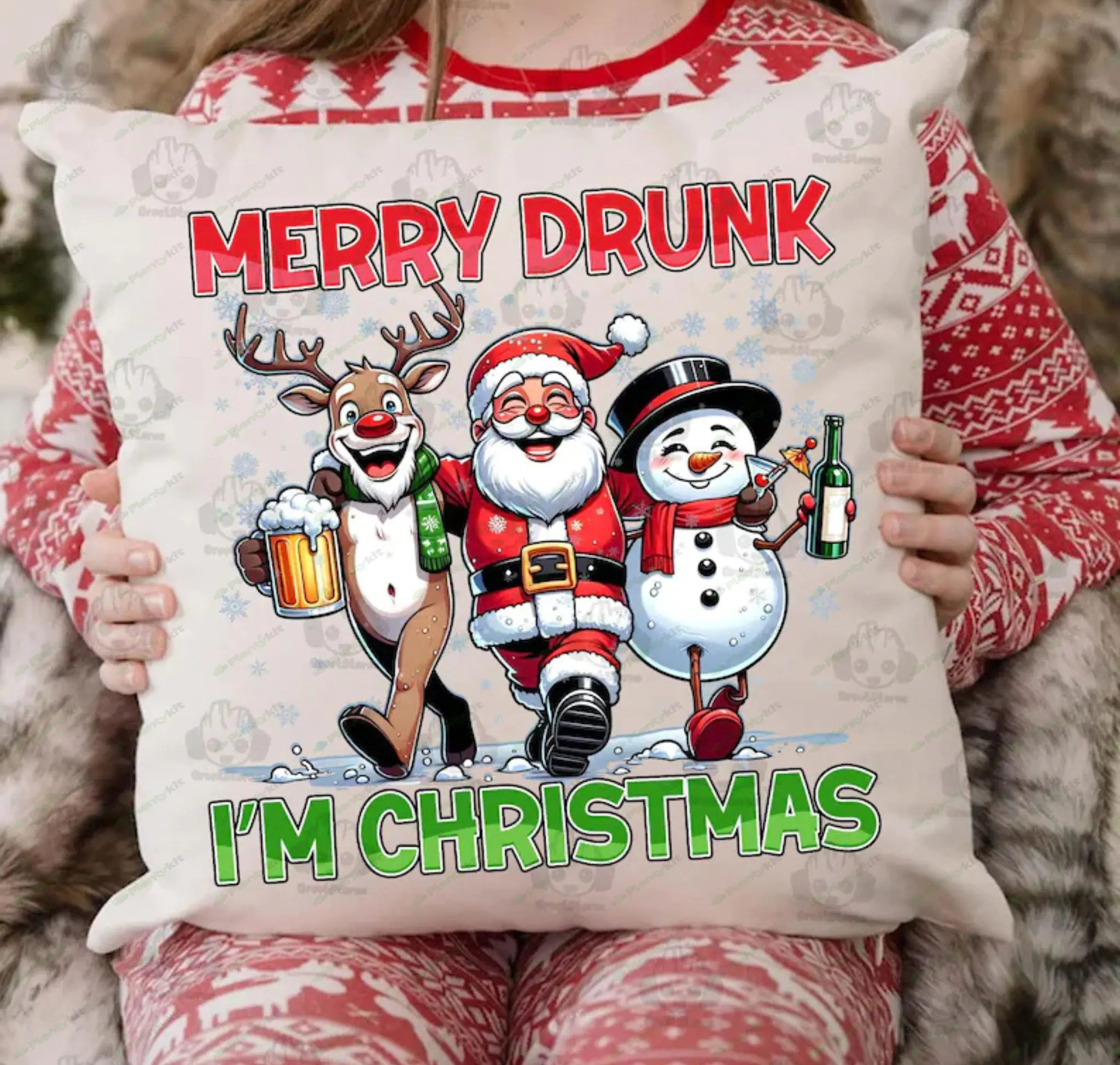 Funny Merry Drunk I’m Christmas Png, Family Matching Shirt Design Png, Christmas Drinking Png, Coupl