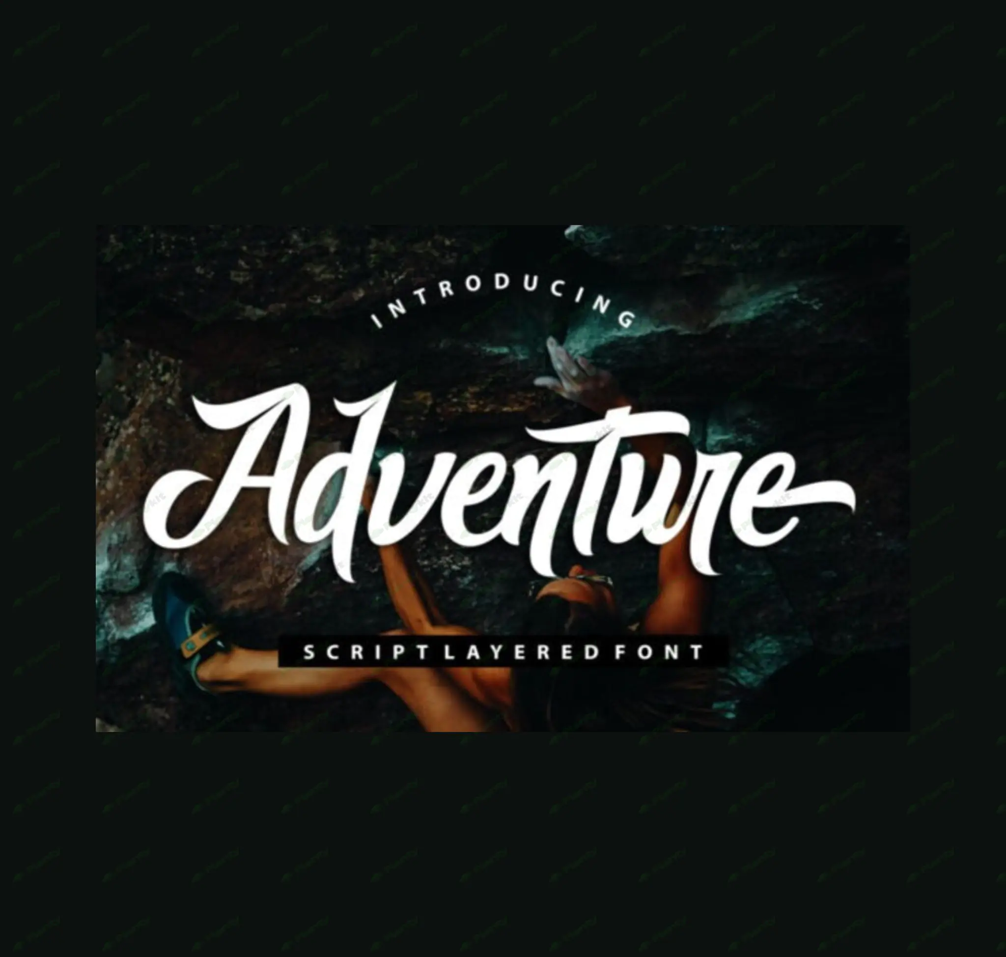 Adventure Font - Calligraphy Font, Script Font, Cricut Font Svg, Cursive Font, Procreate Font, Weddi