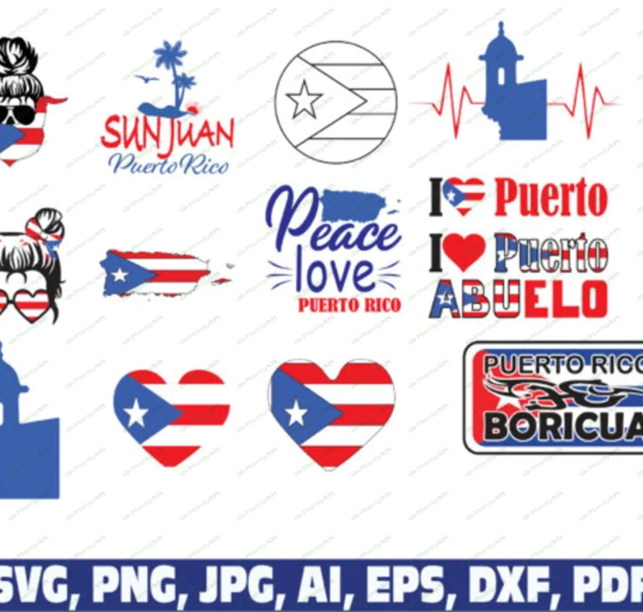 Puerto Rico Svg, Puerto Rico Flag Svg, Puerto Rico Flag, Puerto Rican Svg, Puerto Rico Png, Puerto R