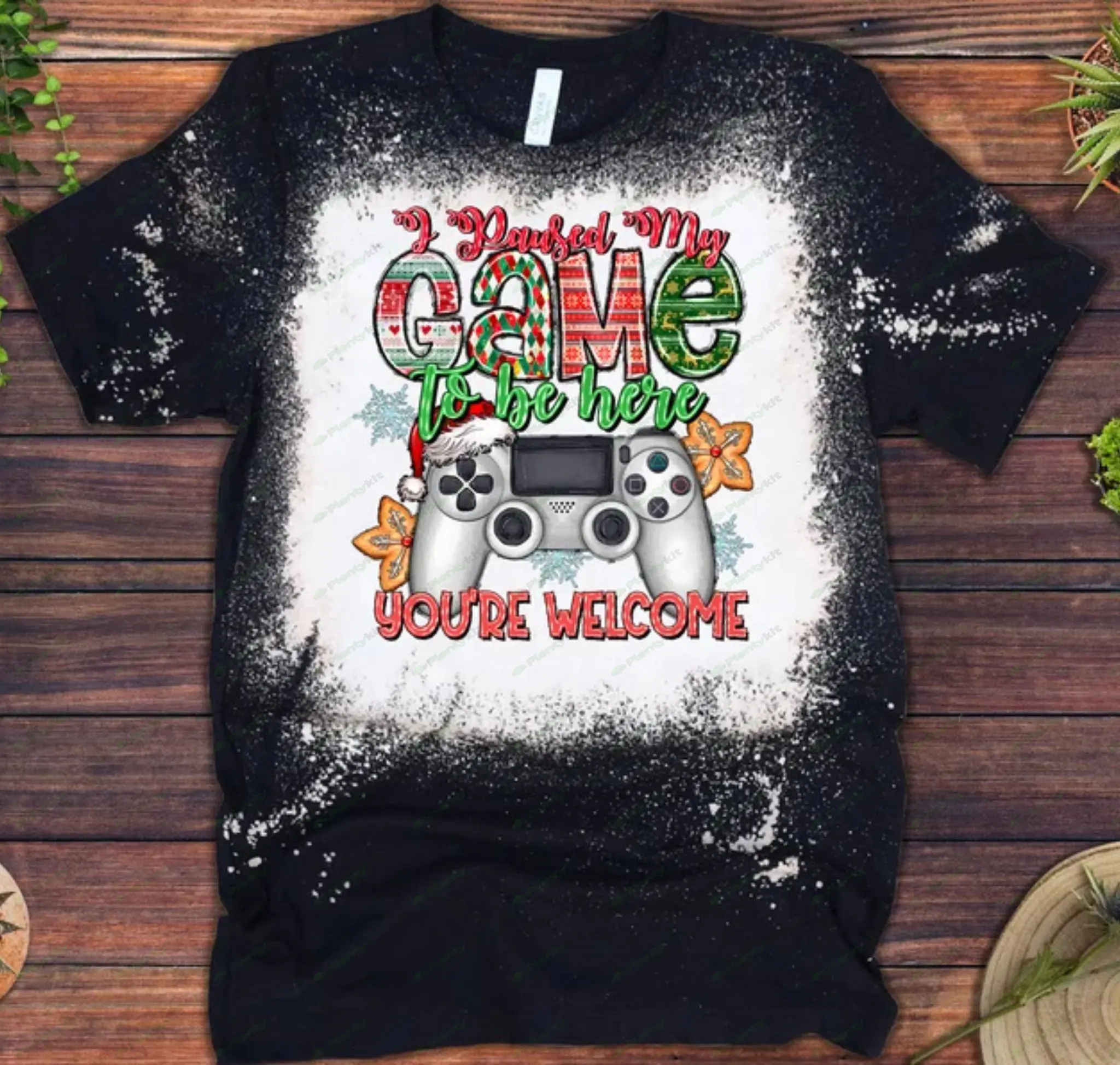 I Paused My Game To Be Here Png, Christmas Video Game Controller Png, Gamer Christmas Shirt, Game Co