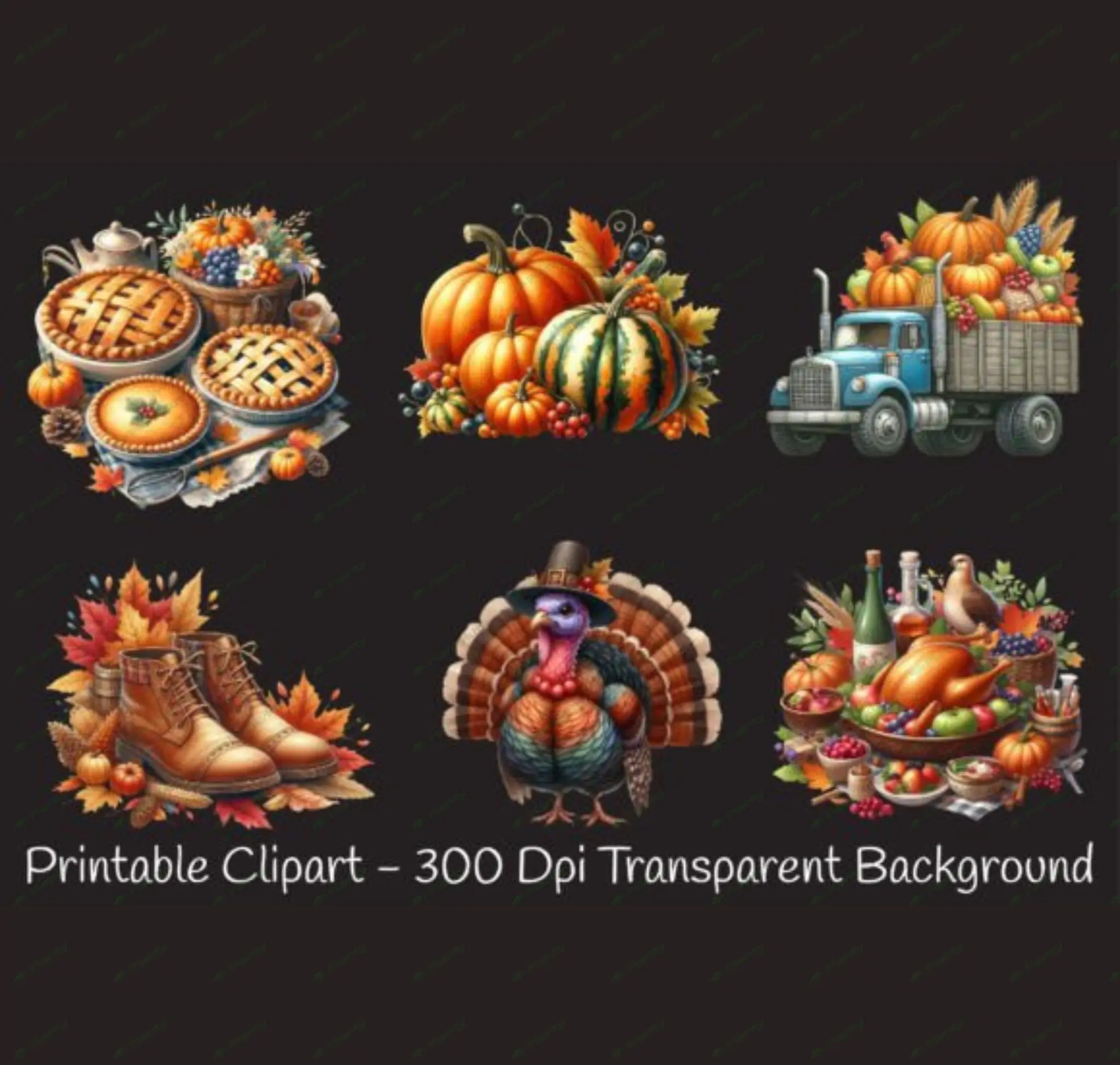 Thanksgiving Clipart: Free Food Graphics for Holiday Celebrations