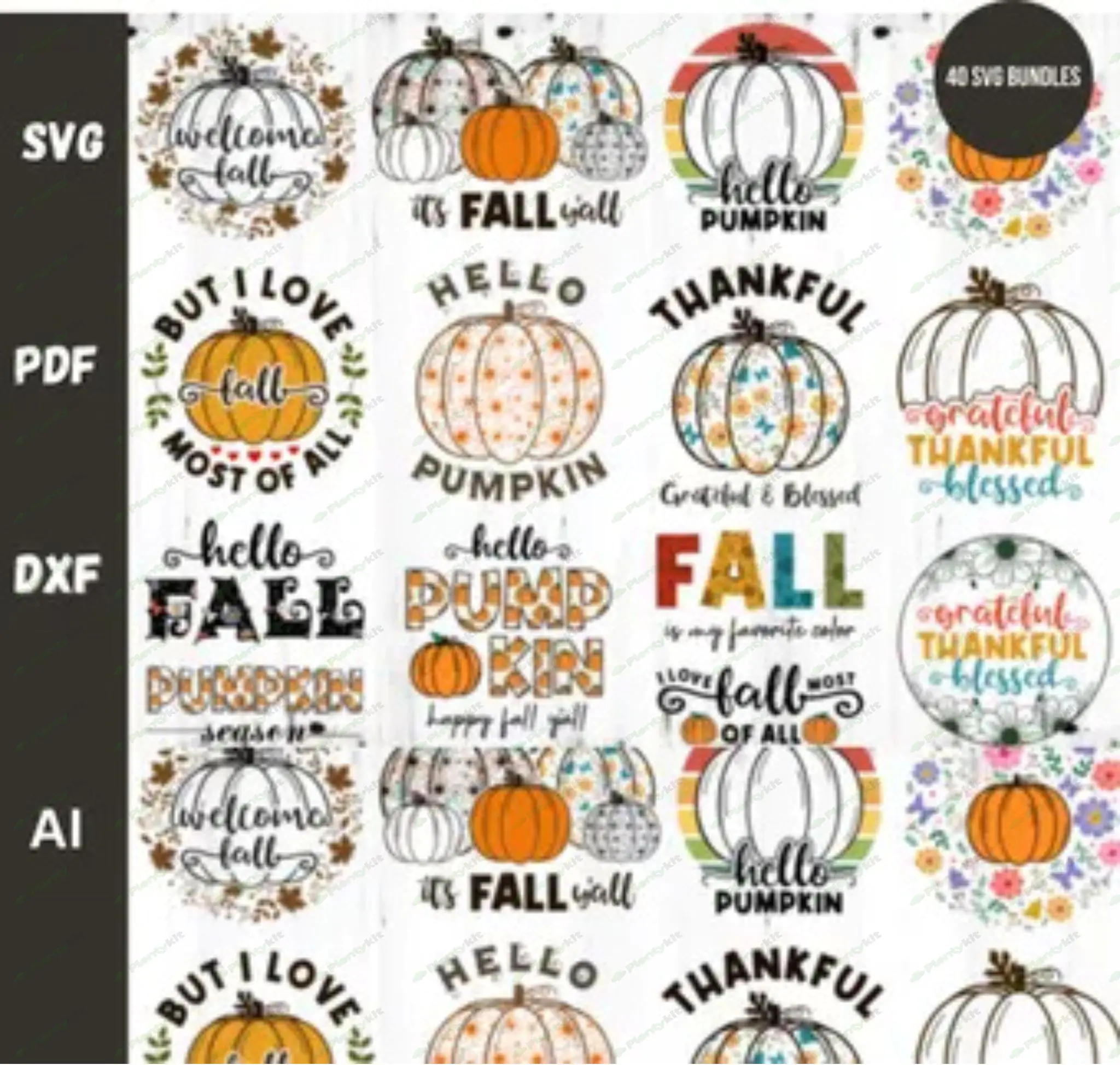 Fall Bundle Png,Retro Fall Bundle,Thanksgiving Png,Fall Svg,Fall Bundle for Dtf,Otono,Transparent