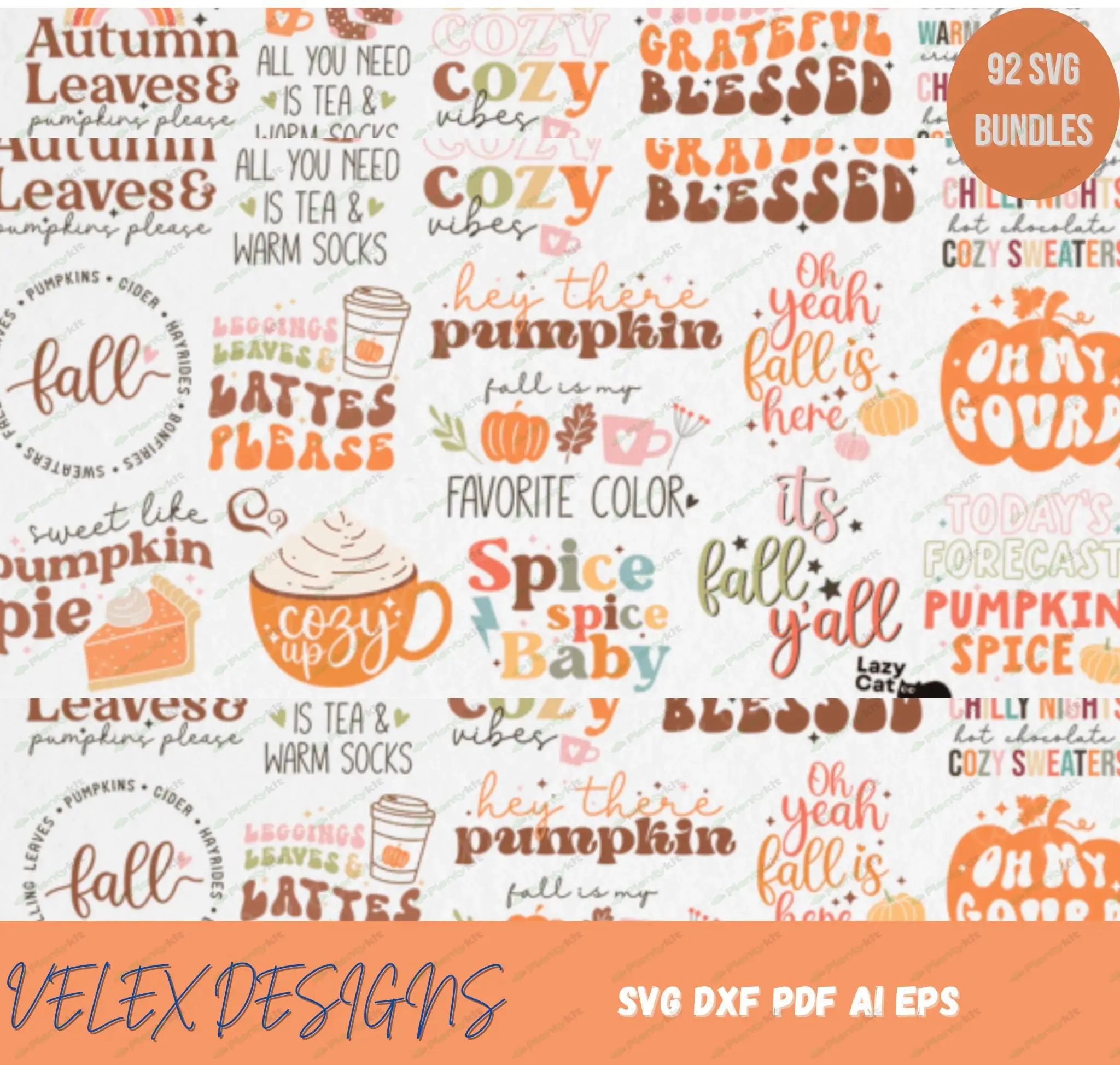 Autumn SVG Bundle, Fall SVG Bundle, Thanksgiving Svg, Fall Svg, Autumn