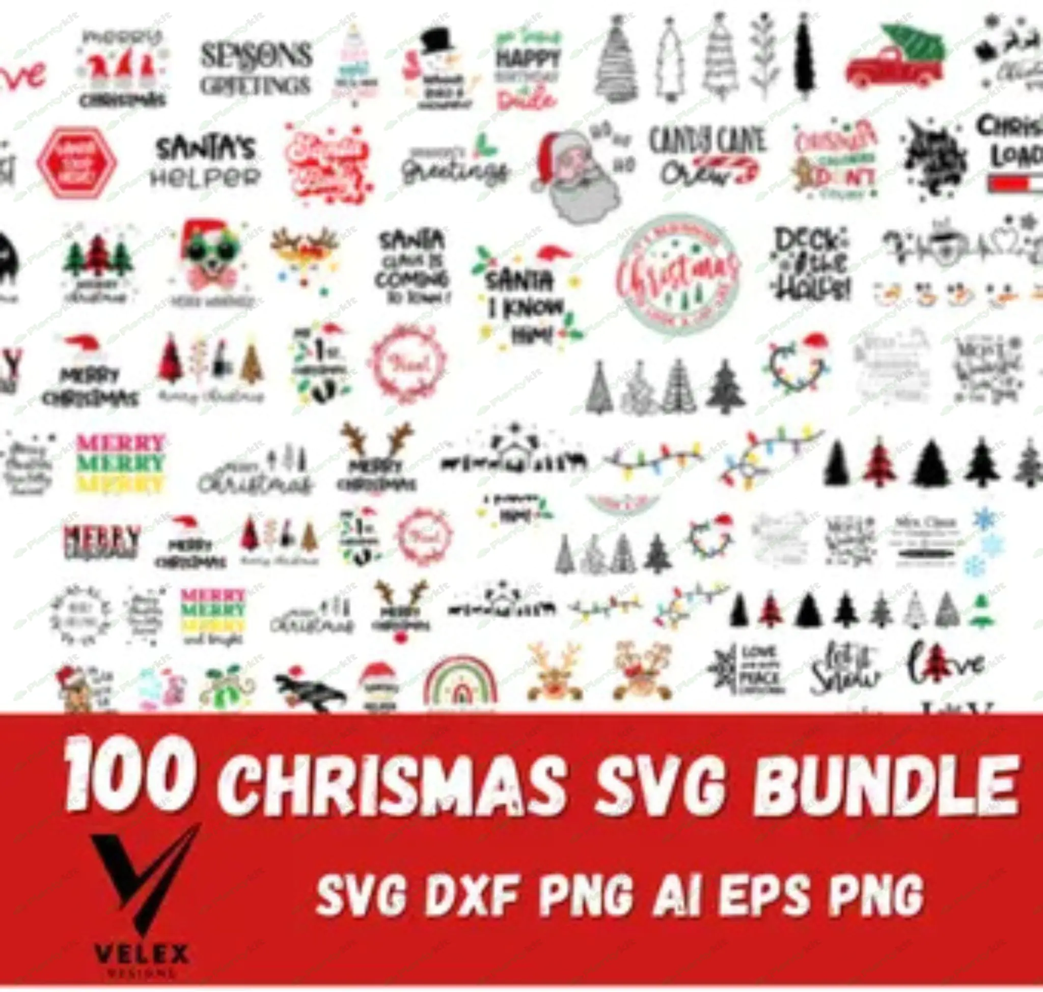 Christmas Bundle Png, Merry Christmas Png, Christmas Png, Western PNG, Santa Claus PNG, Bundle Png,