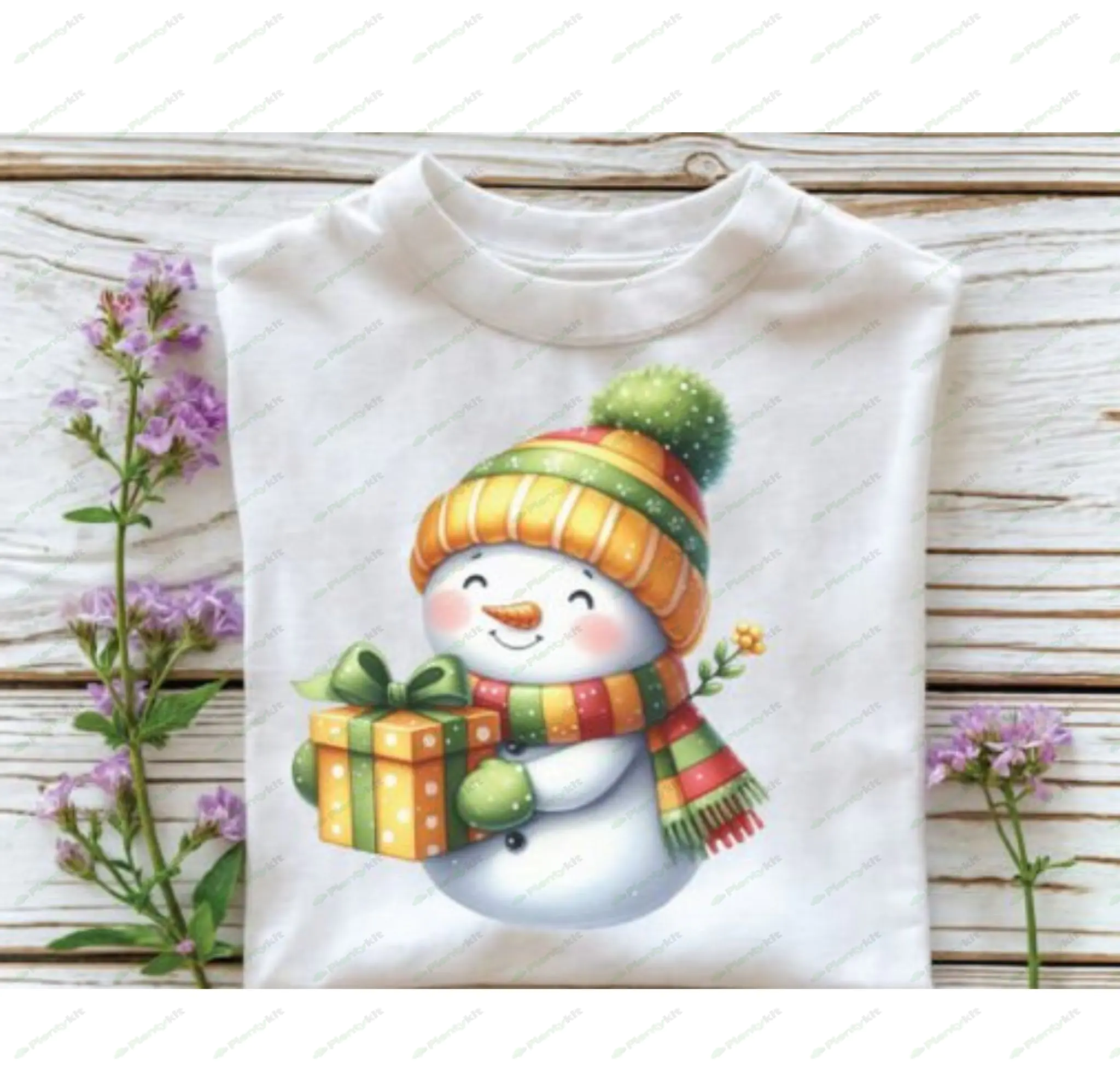 110PNG Watercolor Cute Snowman Clipart, Christmas Clipart, Winter Clipart, Scrapbooks, CLIPAART