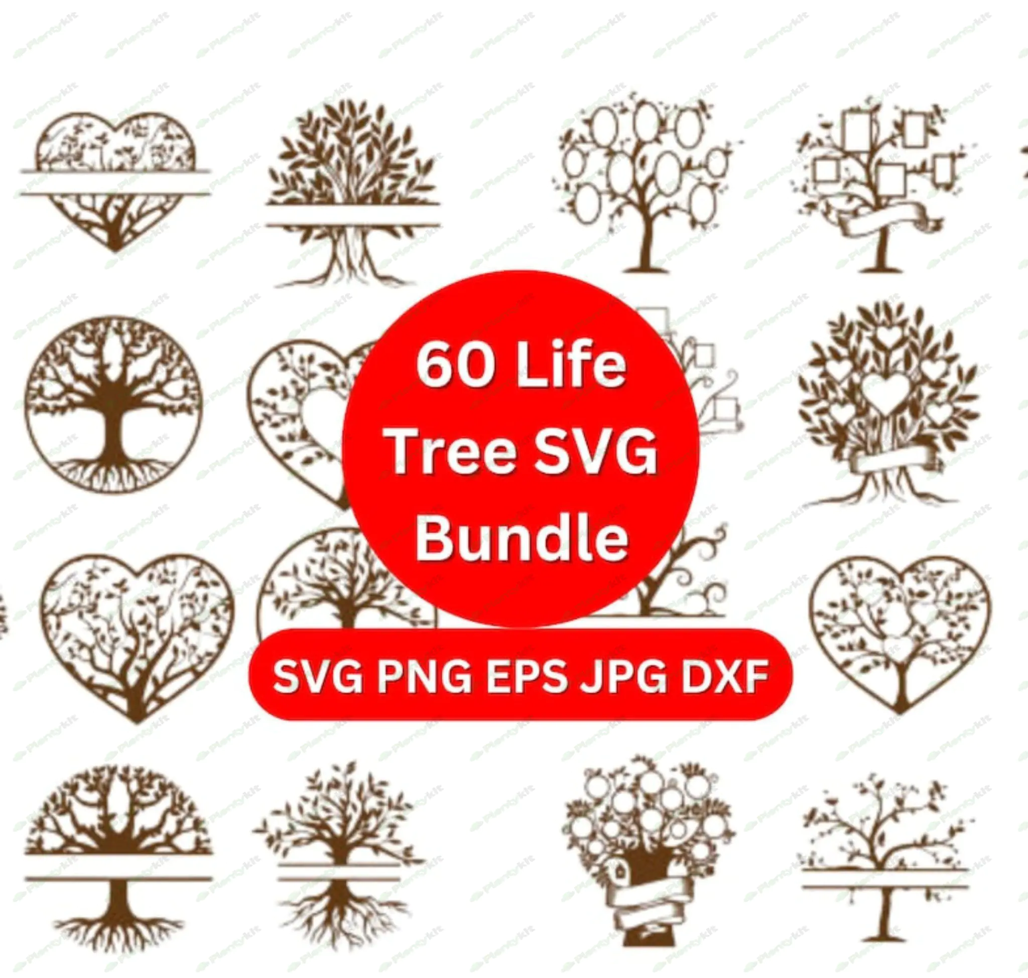 Family Tree Svg Bundle, Tree Of Life Svg, Family Tree Branch, Cut Files For Cricut, Family TreeSVG